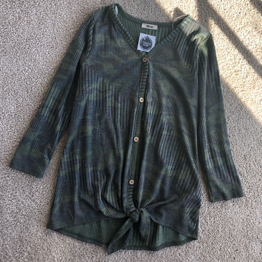 Women’s camo top